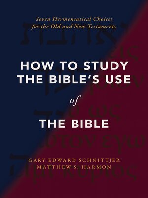 cover image of How to Study the Bible's Use of the Bible